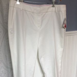 Never worn white St. Tropez crop pants